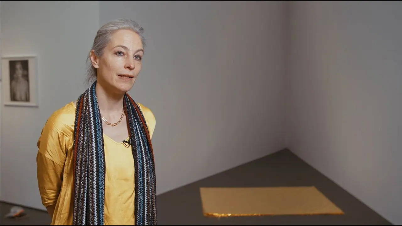 STILL ALIVE | Roni Horn "Paired Gold Mats - For Ross and Felix", 1995