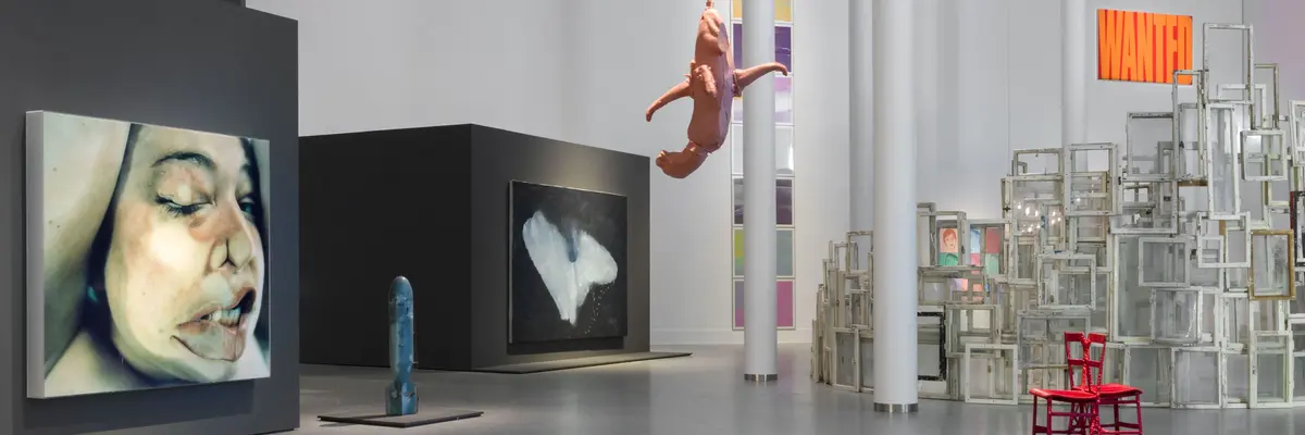 „Adam, Eva und die Schlange“ Werke aus der Schenkung Sammlung Hoffmann  Ausstellungsansicht, Foto: Roman März, 2021