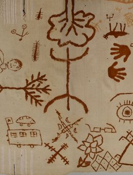 Wickeltuch (Haik), unbekannt (Herstellung) 1940–1960/2019