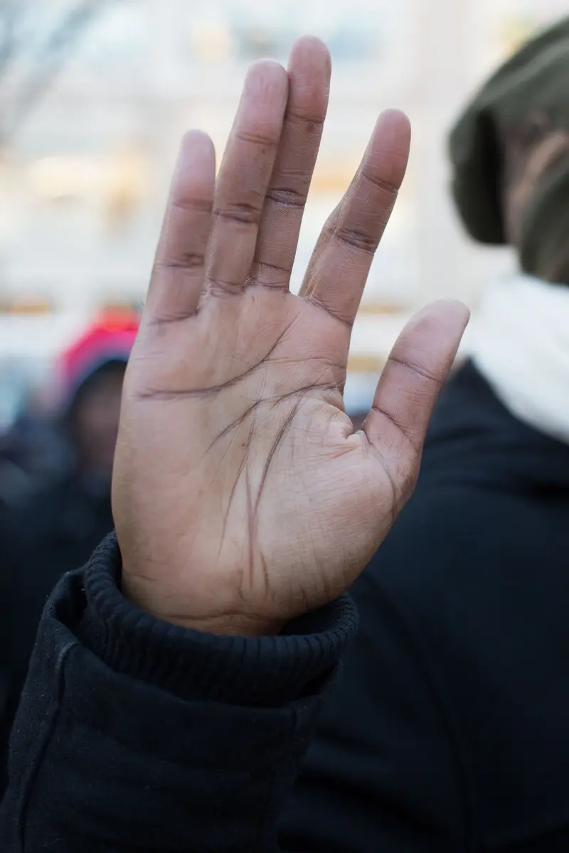 Wolfgang Tillmans, Black Lives Matter protest, Union Square, b, 2014