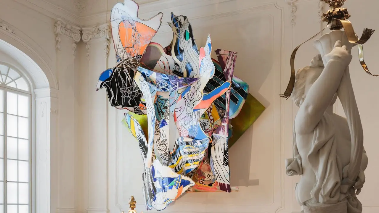 Frank Stella & die Englische Treppe im Residenzschloss | Blickwechsel Schenkung Sammlung Hoffmann