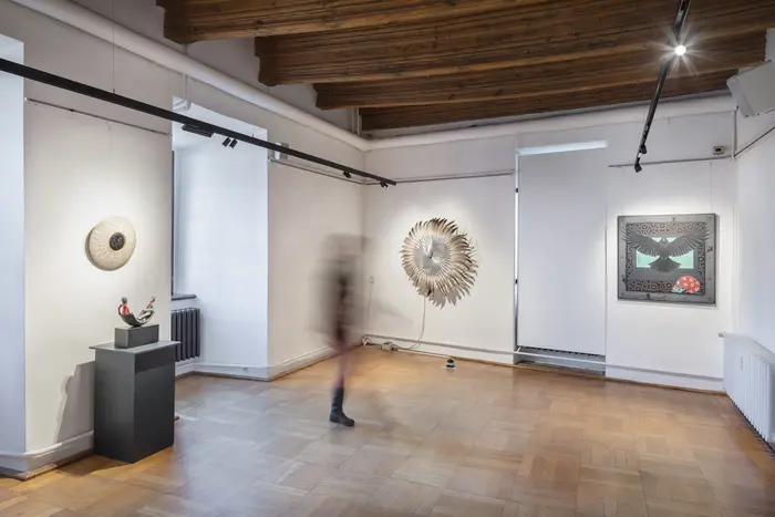 Rebecca Horn, Silver Crane, 1984.