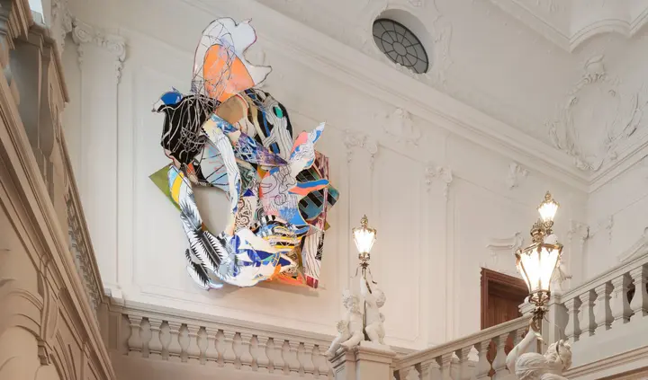 Frank Stella Of Whales in Paint; in Teeth; in Wood; in Sheet Iron; in Stone; in Mountains; in Stars (Moby Dick Serie, Kapitel/chapter 57), 1990