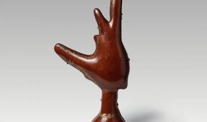 Etui zu Prunkkanne in Schiffsform, Dresden, ca. 1715